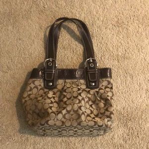Coach brown purse